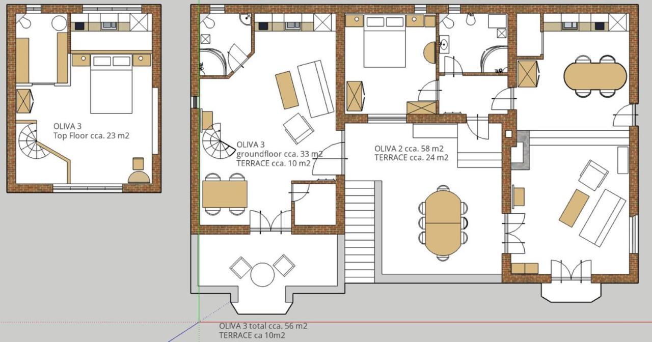 Villa Apartments Oliva Seget Vranjica Ngoại thất bức ảnh